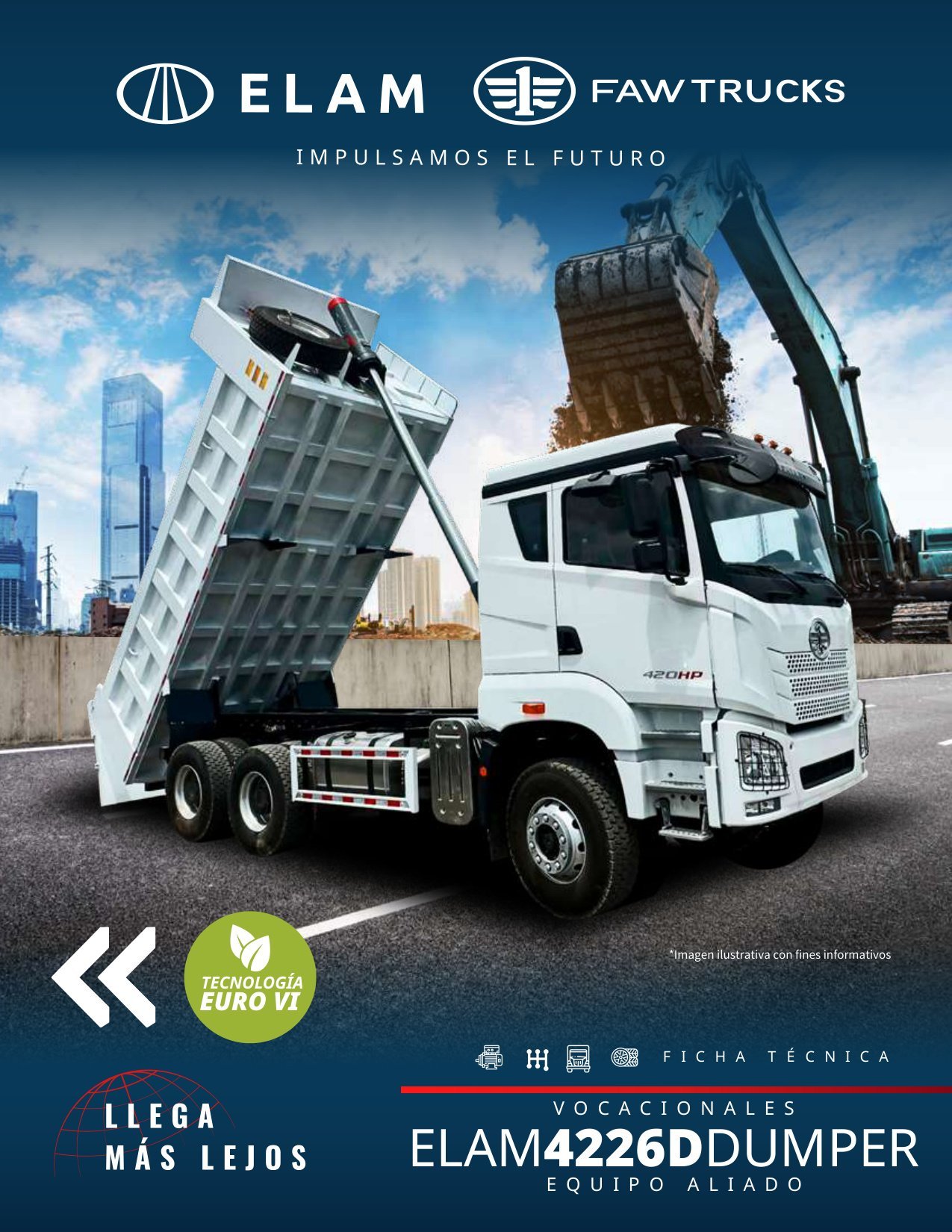 FAW Vocacional 4226 Dumper Equipo Aliado